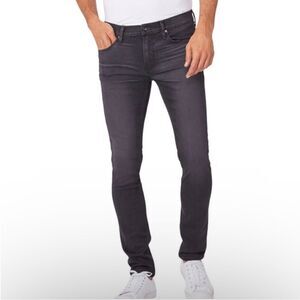 Paige Men’s Lennox Straight Leg in Black Fade Wash Jeans SZ 33